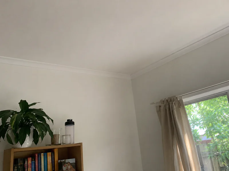 After: Painting & Walls, the same spot before and after.